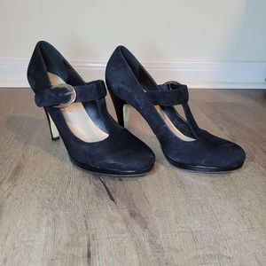 Franco Sarto Nalia Black Suede